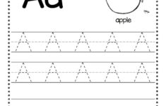 Free Letter A Tracing Worksheets Tracing Worksheets Preschool