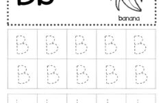 Free Letter B Tracing Worksheets B Tracing Worksheet Alphabet