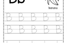Free Letter B Tracing Worksheets Little Dots Education Preschool