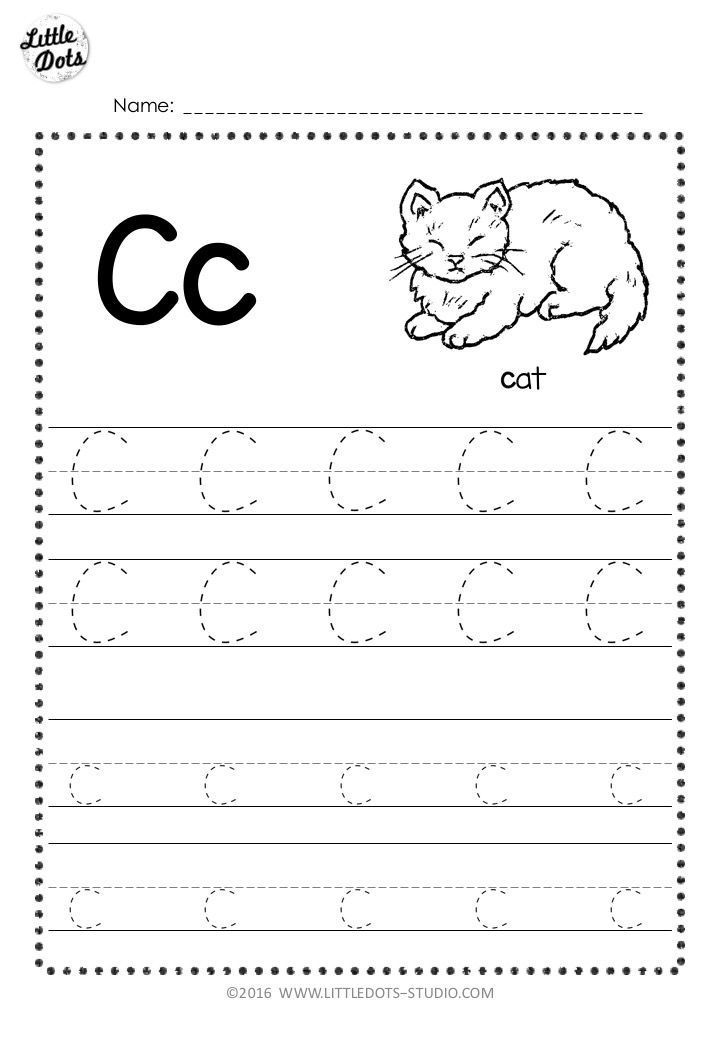 Free Letter C Tracing Worksheets Tracing Worksheets Tracing 