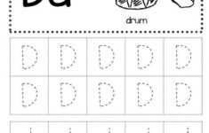 Free Letter D Tracing Worksheets Tracing Worksheets Free Letter D
