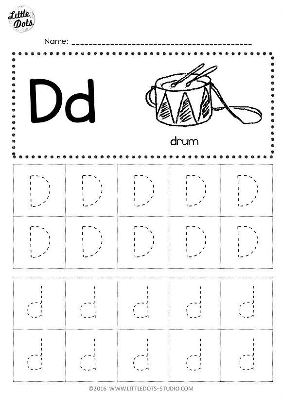 Free Letter D Tracing Worksheets Tracing Worksheets Free Letter D 