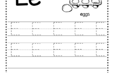 Free Letter E Tracing Worksheets Letter E Worksheets Preschool