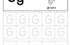 Free Letter G Tracing Worksheets Tracing Worksheets Preschool Letter