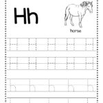 Free Letter H Tracing Worksheets