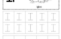 Free Letter I Tracing Worksheets Little Dots Education Preschool