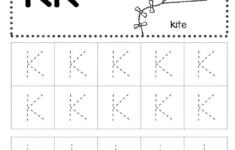 Free Letter K Tracing Worksheets