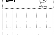 Free Letter L Tracing Worksheets