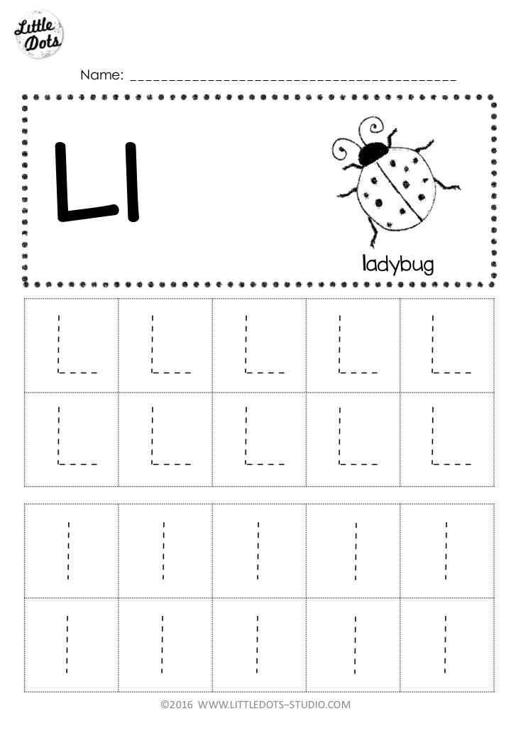 Free Letter L Tracing Worksheets Letter Tracing Worksheets Tracing 
