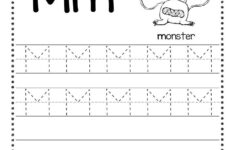 Free Letter M Tracing Worksheets Letter Worksheets For Preschool