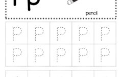 Free Letter P Tracing Worksheets