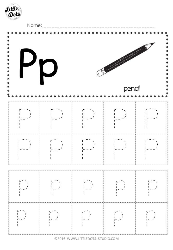 Free Letter P Tracing Worksheets Letter P Worksheets Letter Tracing 