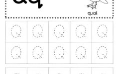 Free Letter Q Tracing Worksheets