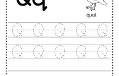 Free Letter Q Tracing Worksheets
