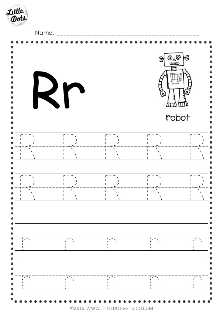 Free Letter R Tracing Worksheets Letter Recognition Worksheets 