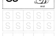 Free Letter S Tracing Worksheets Letter S Worksheets Tracing