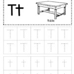 Free Letter T Tracing Worksheets