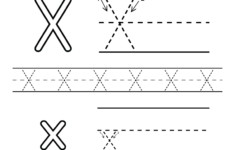 Free Letter X Alphabet Learning Worksheet For Preschool