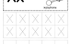 Free Letter X Tracing Worksheets Kindergarten Worksheets Printable