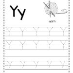 Free Letter Y Tracing Worksheets