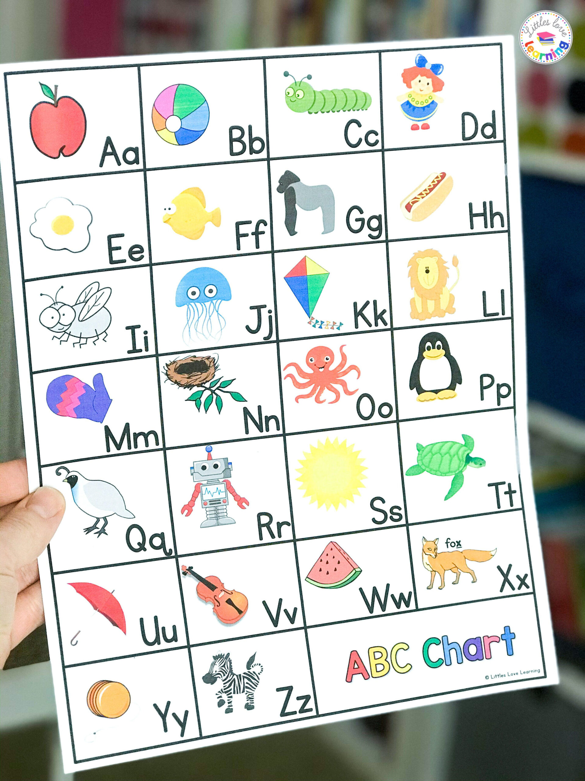 FREE Preschool Kindergarten ABC Flashcards Printable Chart In 2020 