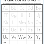 Free Printable Alphabet Letters Upper And Lower Case Tracing