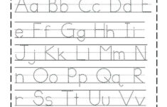 Free Printable Capital Letters Tracing Letter Worksheets Not Db excel