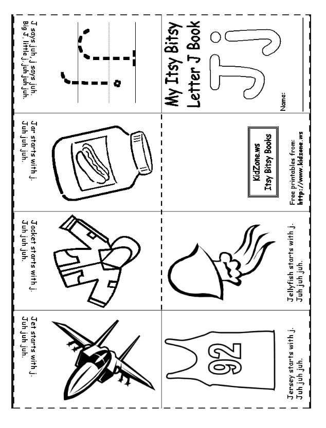 Free Printable Letter J Worksheet For Preschool Preschool Crafts
