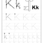 Free Printable Letter K Tracing Worksheets Dot To Dot Name Tracing