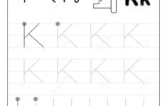 Free Printable Letter K Tracing Worksheets Dot To Dot Name Tracing
