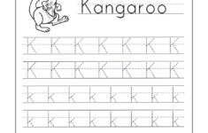 Free Printable Letter K Tracing Worksheets Dot To Dot Name Tracing