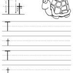 FREE Printable Letter T Handwriting Worksheet U2013 SupplyMe In 2020