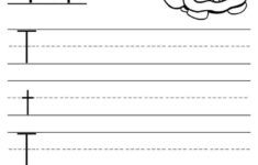 FREE Printable Letter T Handwriting Worksheet u2013 SupplyMe In 2020