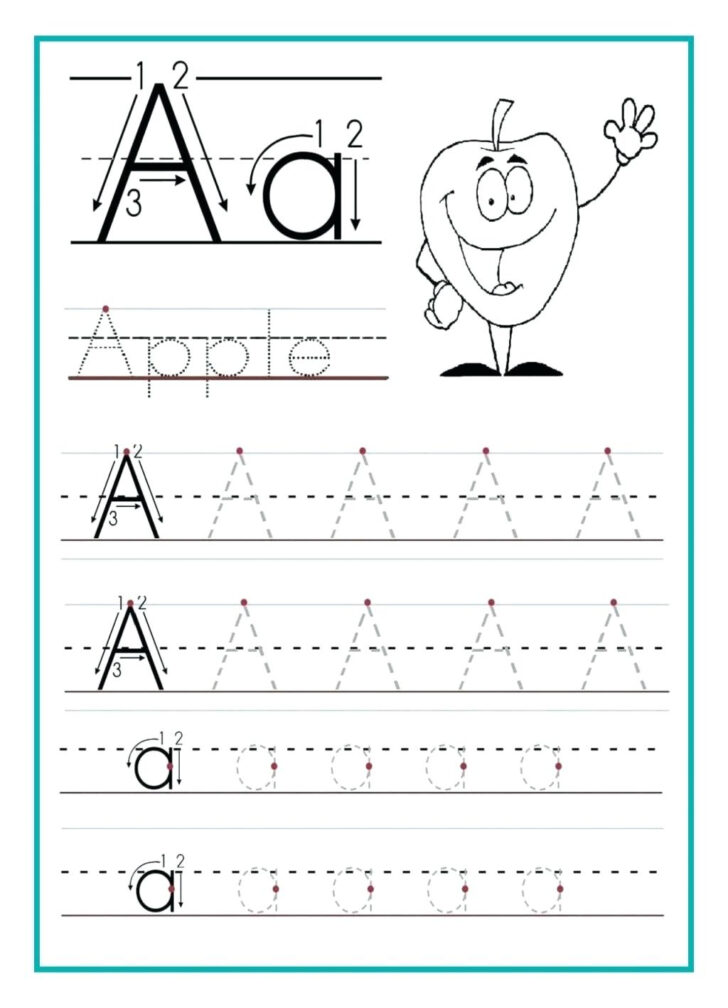 Free Printable Letter Tracing Worksheets A Z