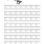 Free Printable Tracing Letter K Worksheets For Preschool Writing