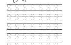 Free Printable Tracing Letter S Worksheets For Preschool Letter S