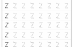 Free Printable Tracing Letter Z Worksheets For Preschool Z For Zebra