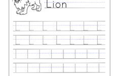 Free Printable Worksheets Tracing The Letter Ll Dot To Dot Name