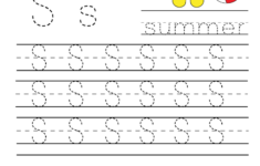 Free Trace Letter S Worksheets Activity Shelter