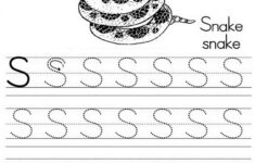Free Trace Letter S Worksheets Activity Shelter