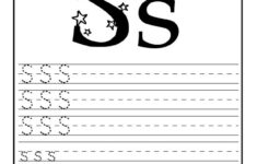 Free Trace Letter S Worksheets Activity Shelter