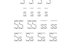 Free Trace Letter S Worksheets Activity Shelter