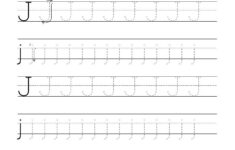 Free Tracing Letter J Worksheet