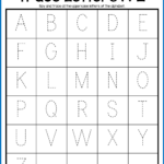 Free Uppercase And Lowercase Letter Tracing Worksheets