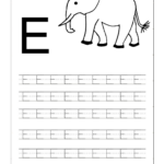 Free Uppercase Letter E Coloring Pages Letter E Worksheets Letter