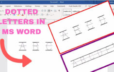 How To Make Tracing Letters In Microsoft Word 2010