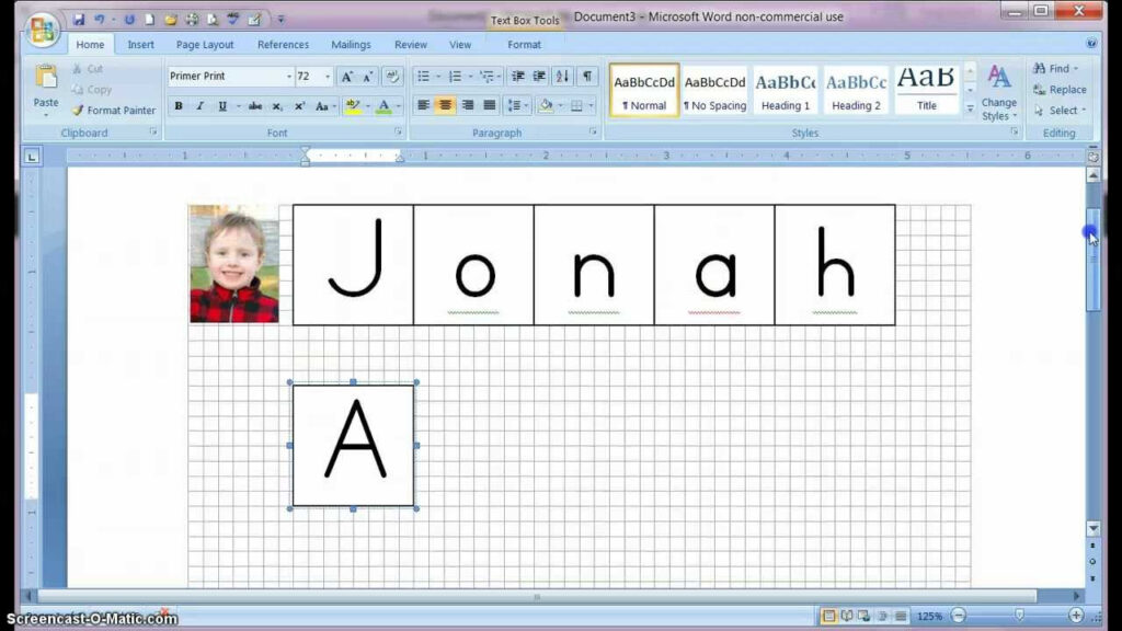 How To Make Tracing Letters In Microsoft Word 2010 Letter Tracing Worksheets