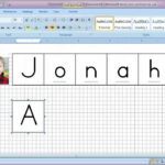 How To Make Tracing Letters In Microsoft Word 2010