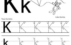 K Letter Tracing AlphabetWorksheetsFree
