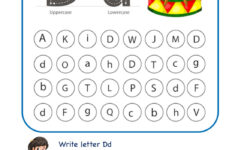 Kindergarten Letter D Find And Color Worksheet KidzeZone